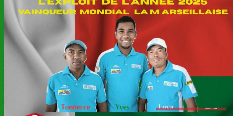 PETANQUE – Yves Rakotoarisoa, Lova Rakotoarisoa et Tiana “Tonnerre” Razanadrakoto pour représenter Madagascar à la grande finale PPF en mars