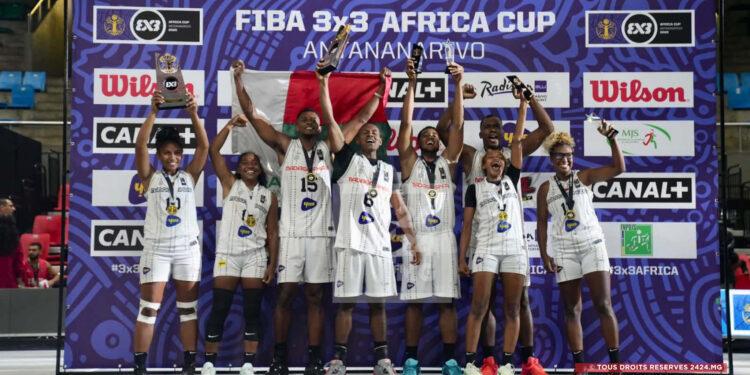 BASKETBALL 3×3 – Les Ankoay Hommes et Dames s&rsquo;envolent pour la Champions Cup à Bangkok en tant que champions d&rsquo;Afrique
