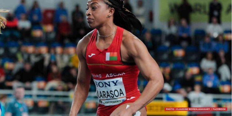 SPRINT – Claudine Nomenjanahary signe un nouveau record personnel aux Mondiaux d’athlétisme en salle de Pologne