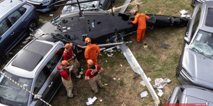 BRÉSIL – Six morts dans la collision de deux hélicoptères à Rio de Janeiro